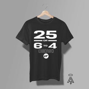 This tee pays tribute to one of classic rock’s most iconic late-night anthems — “25 or 6 to 4” by Chicago — capturing the restless, creative energy of a songwriter chasing inspiration in the middle of the night.. Because some of the best ideas happen when the world is asleep.