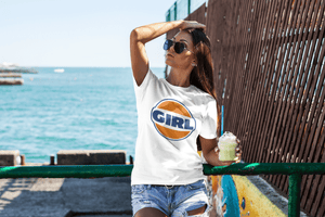 GIRL Tee | 90s Pamela Anderson-Inspired Vintage Shirt