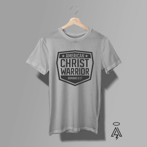 This “American Christ Warrior” tee takes the high-energy, competitive spirit of obstacle-course grit and flips it into a powerful declaration of spiritual strength.
Crisp typography pops hard against the fabric, reading: American Christ Warrior-Romans 8:37.