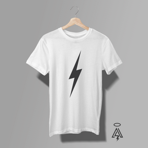 This minimalist lightning bolt tee makes a striking statement with simplicity alone — a symbol of power, energy, and undeniable presence. With a biblical spin, the lightning becomes more than a graphic — it represents the power of God moving with authority and purpose. 