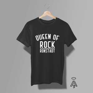 This black tee makes a powerful statement worthy of one of rock’s greatest voices. Minimalist and confident, the design lets the title speak for itself, celebrating Linda Ronstadt’s commanding presence, powerhouse vocals, and genre-crossing legacy.